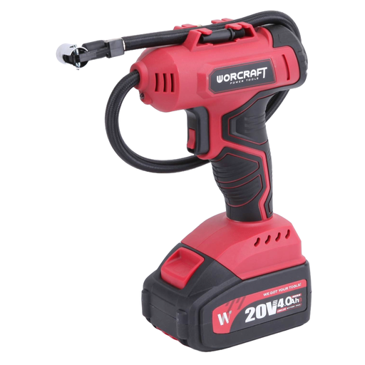 [CACS20LiG] ⬡ Li-Ion akumuliatorinis oro siurblys / kompresorius WORCRAFT 20V (CACS20LiG, WORCRAFT)