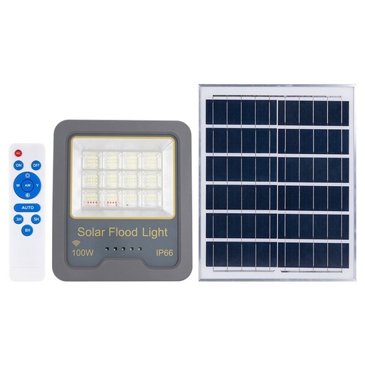 [LU40100W] ⬡ Autonominis šviestuvas su saulės baterija  100W (LU40100W, LUMIO)