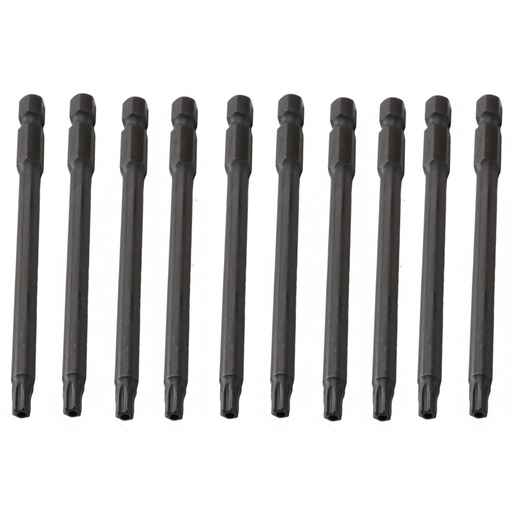 [CL510420] ⬡ 1/4" (6.3mm) Dr TORX-S impact bit, 10pcs. T20 x 100mm (CL510420, CHANGLU TOOLS)