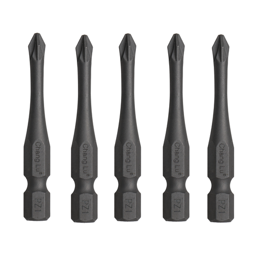 [CL508403] ⬡ Smūginis antgalis POZIDRIV 1/4" (6.3 mm), 5 vnt. PZ #3 x 50 mm (CL508403, CHANGLU TOOLS)