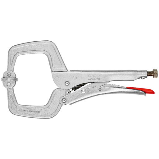 [4244280] ⬡ C-Clamp locking pliers 280mm KNIPEX (4244280, KNIPEX)