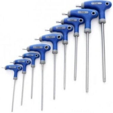 [KRKTW01] ⬡ T-type TORX wrenches set 9pcs (T-10-T-50) (KRKTW01)
