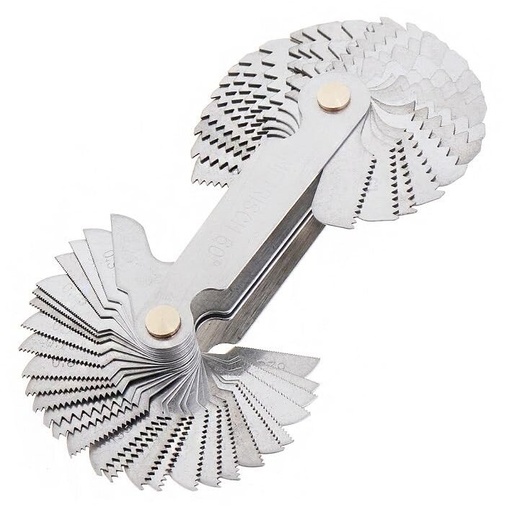 [KRKTG01] ⬡ Screw pitch gauges metric 0.25-6.00mm + whitworth 4-62 BSW (KRKTG01)