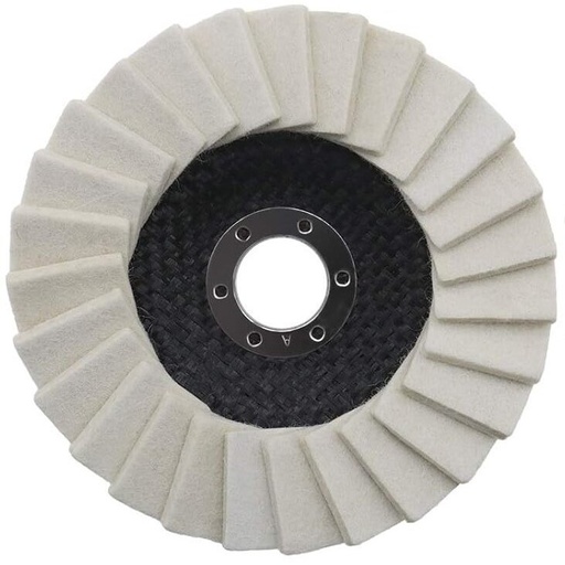 [KRKFD01] ⬡ Felt disc for polishing metal 125mm (KRKFD01)