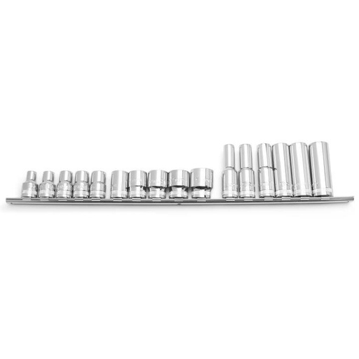 [ST09520] ⬡ Galvučių rinkinys 1/2" 16 vnt. 6-briaunis (ST09520, SATA)