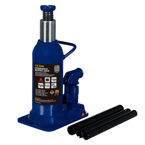 [TH912003] ⬡ Hydraulic bottle jack, 12t TUV vertical and horizontal (TH912003, TONGRUN)