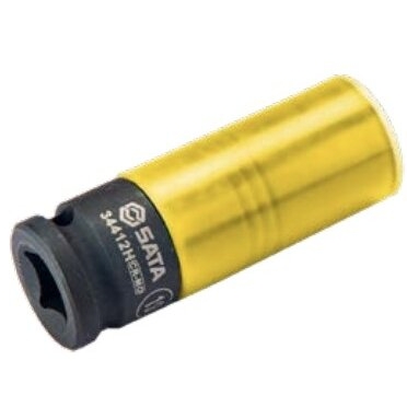 [ST34412H] ⬡ Prailginta smūginė galvutė 1/2'' 19mm plonasienė su apsauga (ST34412H, SATA)
