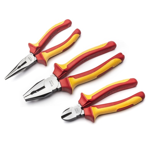 [ST09261SJ] ⬡ VDE insulated pliers set 3pcs (ST09261SJ, SATA)
