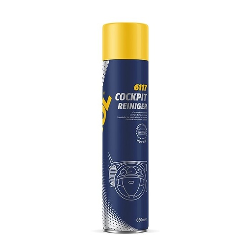 [6117] ⬡ Automobilio panelės valiklis MANNOL (NEW CAR) 650ml (6117, MANNOL)