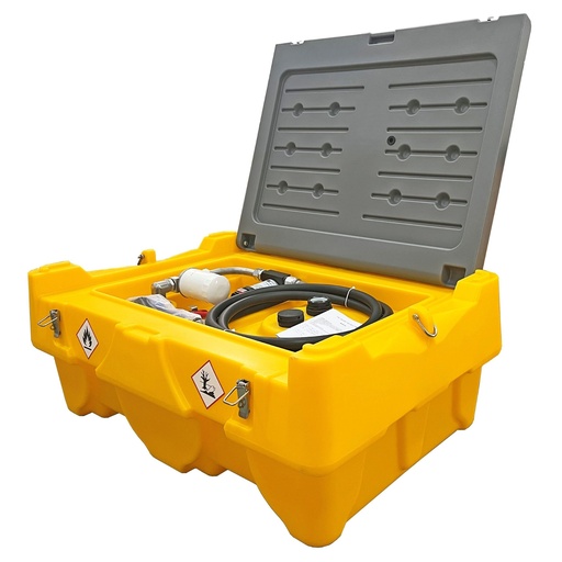 [DTK200] ⬡ Portable fuel transfer tank 200L DTK200 with 12V pump (automatic nozzle with filter, EU plug) (DTK200, AOCHENG)