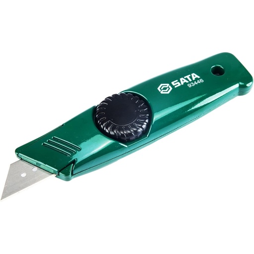 [ST93446SC] ⬡ Zinc alloy utility knife 19mm with 5 spare blades (ST93446SC, SATA)