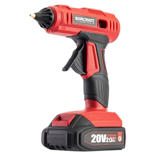 [CLGS20Li] ⬡ Li-ion Cordless glue gun WORCRAFT 20V (CLGS20Li, WORCRAFT)