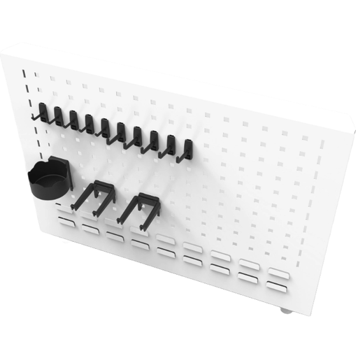 [ST95113GKIT] ⬡ Handles kit for peg board panel 10pcs (ST95113GKIT, SATA)