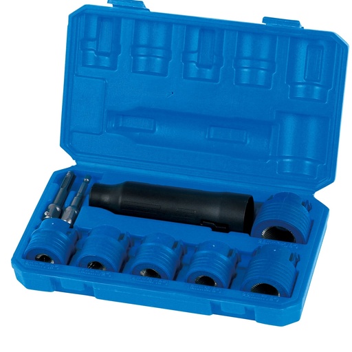 [WT01R6200] ⬡ Ratų galvučių, varžtų ir kaiščių valymo šepečių rinkinys 9 vnt. (WT01R6200)
