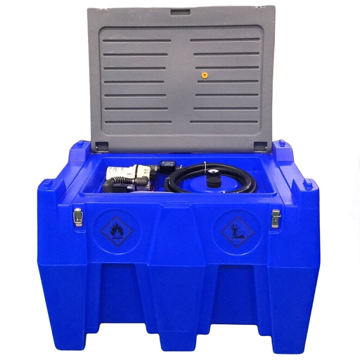 [ADTK480] ⬡ Mobilus AdBlue perpylimo bakas 440 l ADTK480 su 12 V siurbliu (su žarna, automatiniu antgaliu su filtru, ES kištuku) (ADTK480, AOCHENG)