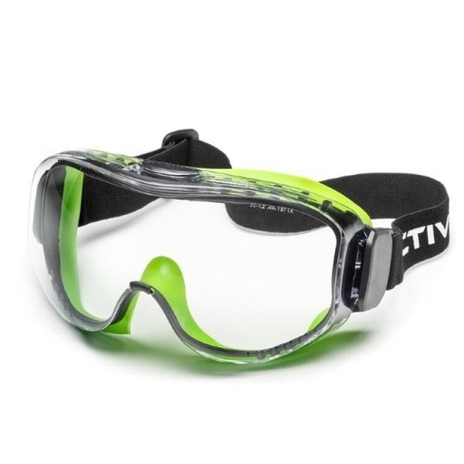 [72V320] ⬡ Safety goggles wide screen with rubber band AG (72V320)