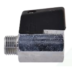[29MF1818] ⬡ Valve ball Ext. Thread - F. Int. Thread M. Ext. thr. 1/8" x F. Int. thr.1/8 (29MF1818, OMG GHIOTTO)