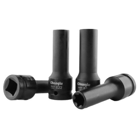 [CL206018] ⬡ Ilga smūginė E-TORX galvutė 3/4" E-Torx 3/4" x E18 (CL206018, CHANGLU TOOLS)