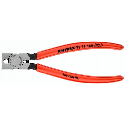 [7221160] ⬡ Žnyplės plastikui 160mm KNIPEX (7221160, KNIPEX)