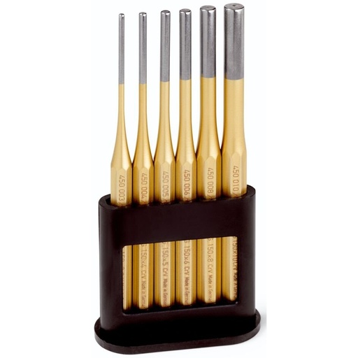 [9R4251700] ⬡ Pin punch set 6pcs RENNSTEIG (9R4251700)