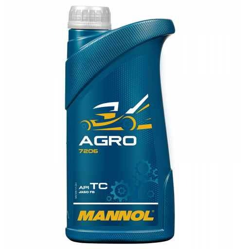 [MN72061] ⬡ MANNOL alyva 2-taktė AGRO 1 l (MN72061, MANNOL)