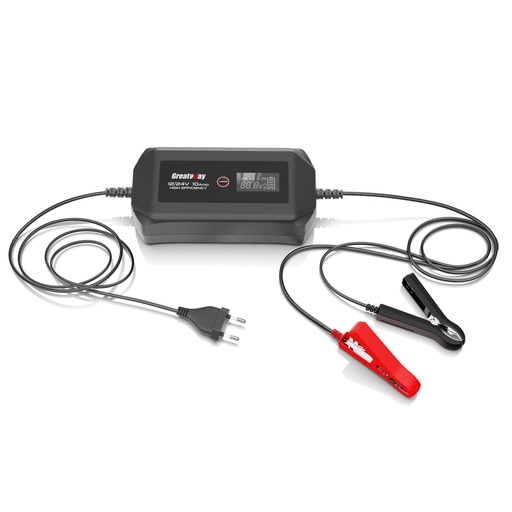 [HFMT10DVL] ⬡ Battery charger LCD 12/24V 10A 240Ah (HFMT10DVL)