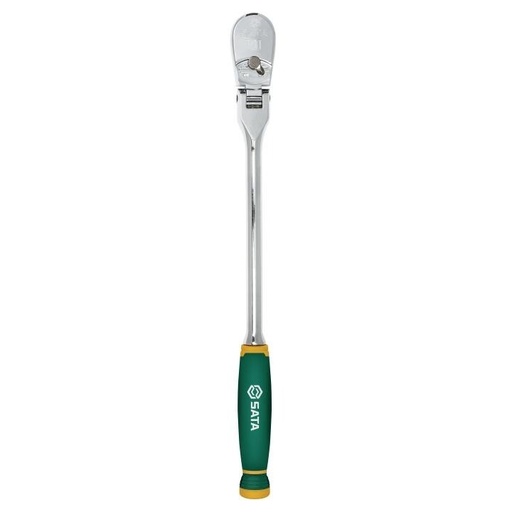 [ST12971F] ⬡ 3/8" Dr. Flexible quick-release ratchet (tear drop), cushion grip 72 teeth (ST12971F, SATA)
