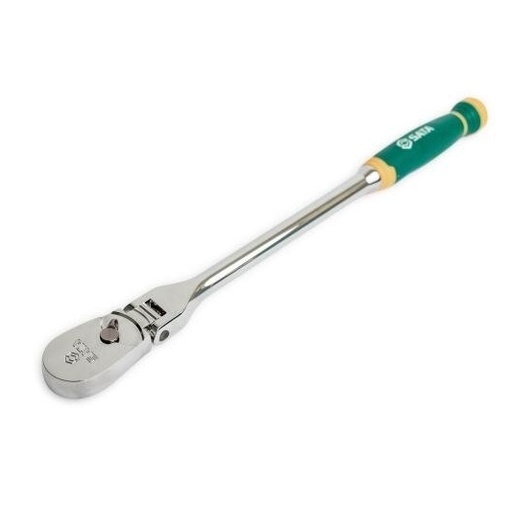 [ST13971F] ⬡ 1/2" Dr. Flexible quick-release ratchet (tear drop), cushion grip 72 teeth (ST13971F, SATA)