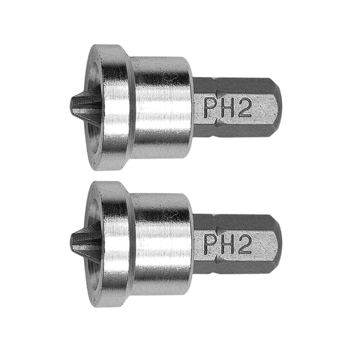 [65800] ⬡ 1/4"Dr PHILLIPS bit with limiter for gypsum, 2pcs PH2x25mmL (65800, YATO)