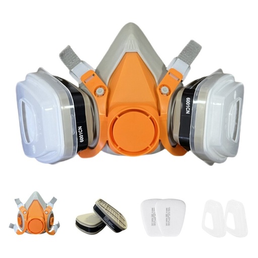 [6200] ⬡ Half Mask Respirator with filter set (6200)