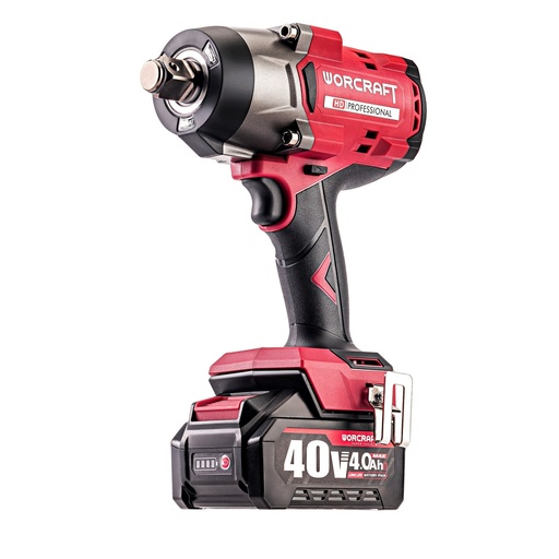 [XCUBE033] ⬡ Li-ion Brushless Cordless Impact Wrench WORCRAFT 3/4'' 2600Nm 40V (BMC) (XCUBE033, WORCRAFT)