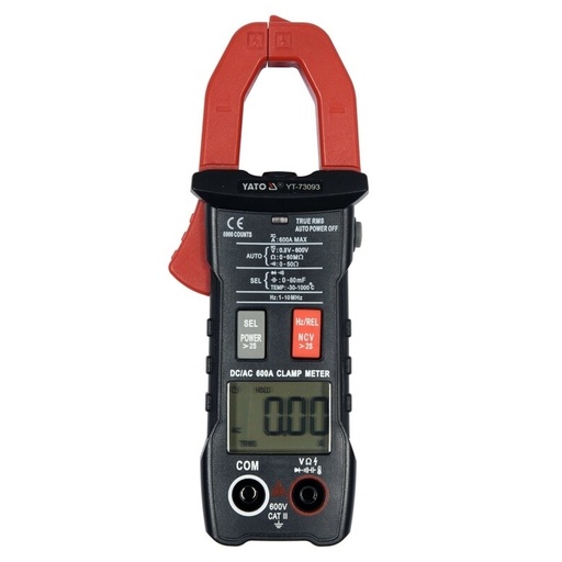 [YT73093] ⬡ Digital clamp meter automatic AC/DC 600A (YT73093)