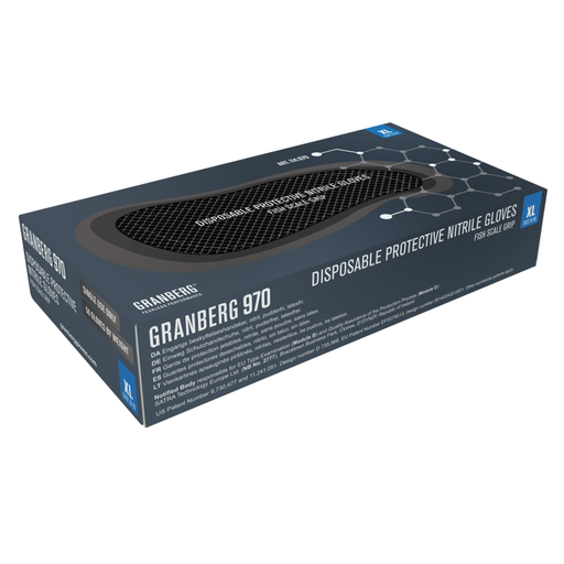 [114970XXL] ⬡ Disposable nitrile gloves GRANBERG 970 11 (XXL) (50 pcs.) (114970XXL)