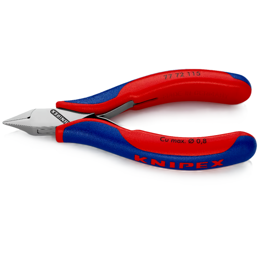 [7772115] ⬡ Įstrižinio pjovimo replės elektronikai 115 mm ESD KNIPEX (7772115, KNIPEX)