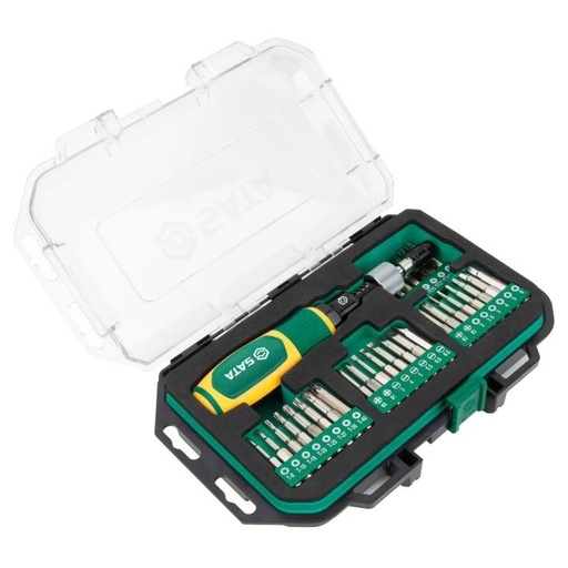 [ST159202S] ⬡ 1/4" Torque screwdriver 1-6Nm and bit set 33pcs (SL,PZ,PH,torx,) (ST159202S, SATA)