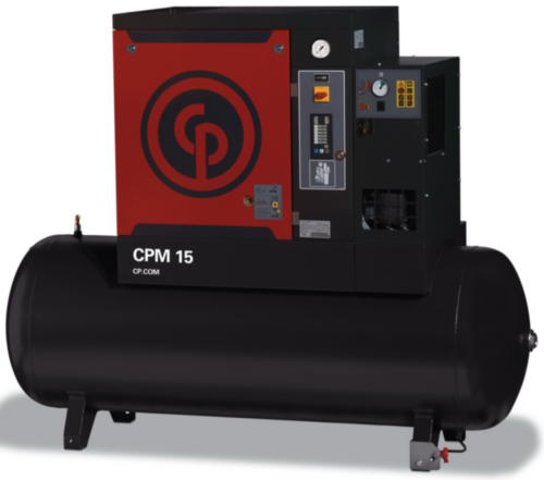 [4152023005] Sraigtinis oro kompresorius su rinktuvu ir oro džiovintuvu 10 bar CPM 20D 10 400/50 TM500 CE, Chicago Pneumatic (4152023005, CHICAGO PNEUMATIC)