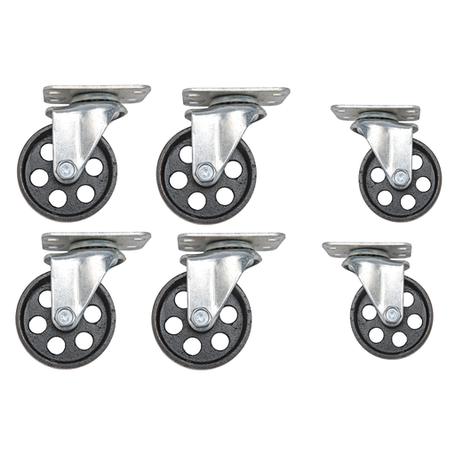 [TL10012W] ⬡ Wheels 6pcs for engine crane TL1001-2 (TL10012W, TONGLI)