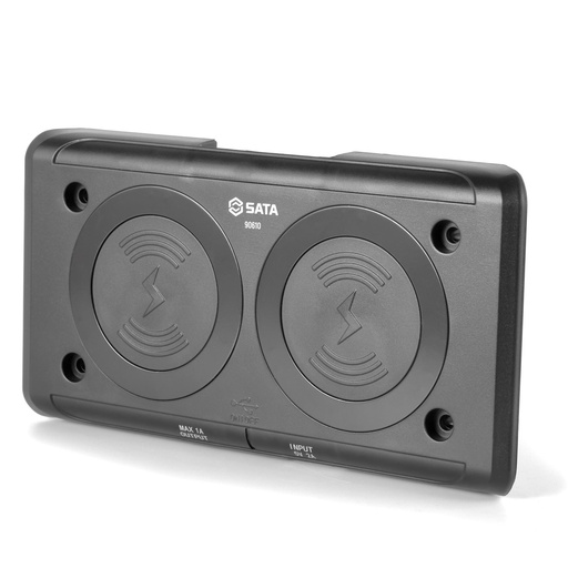 [ST90610T] ⬡ Industrial dual wireless charger 10W SATA (ST90610T, SATA)