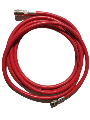 [01.000.19R] Rubber hose 300 cm, red (01.000.19R, SPIN)
