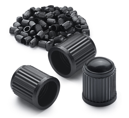 [03-00-61] ᴿᴰ Valve caps, black, 100 pcs (03-00-61, REDATS)