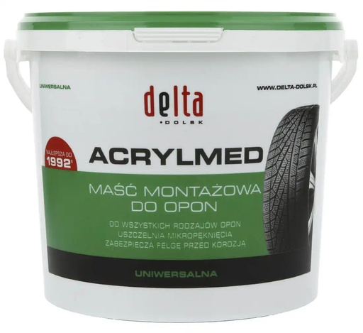 [08-00-91] ᴿᴰ Tyre mounting paste DELTA, green, 4 kg (08-00-91, REDATS)