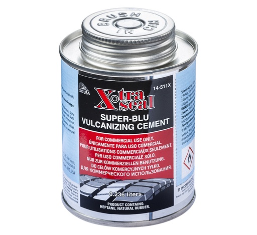 [02-02-13] ᴿᴰ Tyre glue X-TRA SEAL SUPER-BLU, 237 ml (02-02-13, X-TRA SEAL)