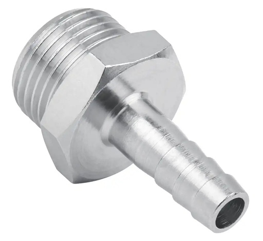 [05-00-85] ᴿᴰ RQS žarnos nipelinė jungtis 6 mm, išorinis sriegis 3/8″ (05-00-85, REDATS)