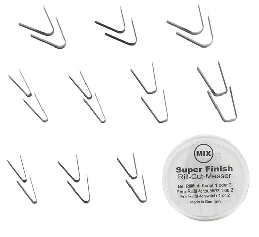 [18-00-21] ᴿᴰ Blades Rillcut for RILLFIT MIX - 20pcs (18-00-21, RILLFIT)