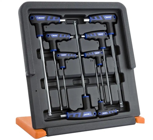 [07-00-24] ᴿᴰ Allen wrenches with handle 8EL. + Stand Boxo (07-00-24, REDATS)