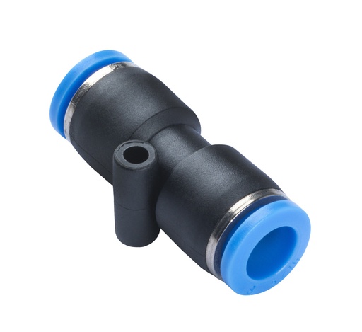 [26-01-16] ᴿᴰ Straight plug connector for 8 mm pass-through hose (26-01-16, REDATS)