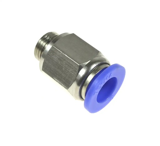 [26-01-25] ᴿᴰ Taisns savienojums 6 mm šļūtenei, 1/8″ vītne (26-01-25, REDATS)