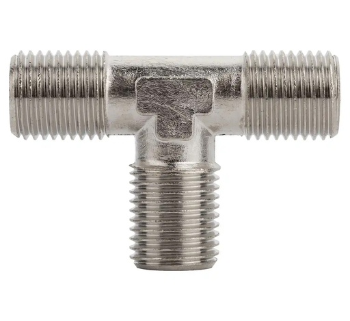 [26-01-32] ᴿᴰ Pneumatic T-piece splitter, male thread 1/4″ (26-01-32, REDATS)