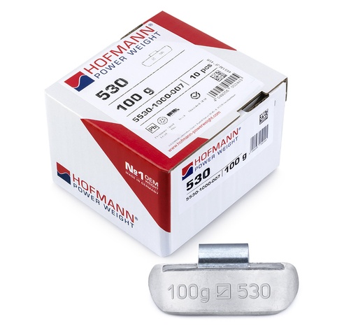 [01-02-00] ᴿᴰ Uzsitami svina atsvari HOFMANN TBX kravas auto, 100 g, 10 gab. (01-02-00, HOFMANN)