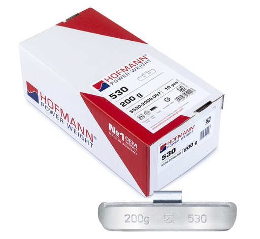 [01-02-02] ᴿᴰ Uzsitami svina atsvari HOFMANN TBX kravas auto, 200 g, 10 gab. (01-02-02, HOFMANN)